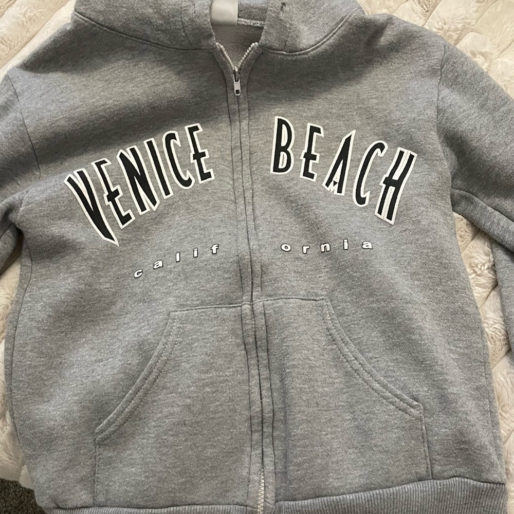 Venice Beach Gray Hoodie